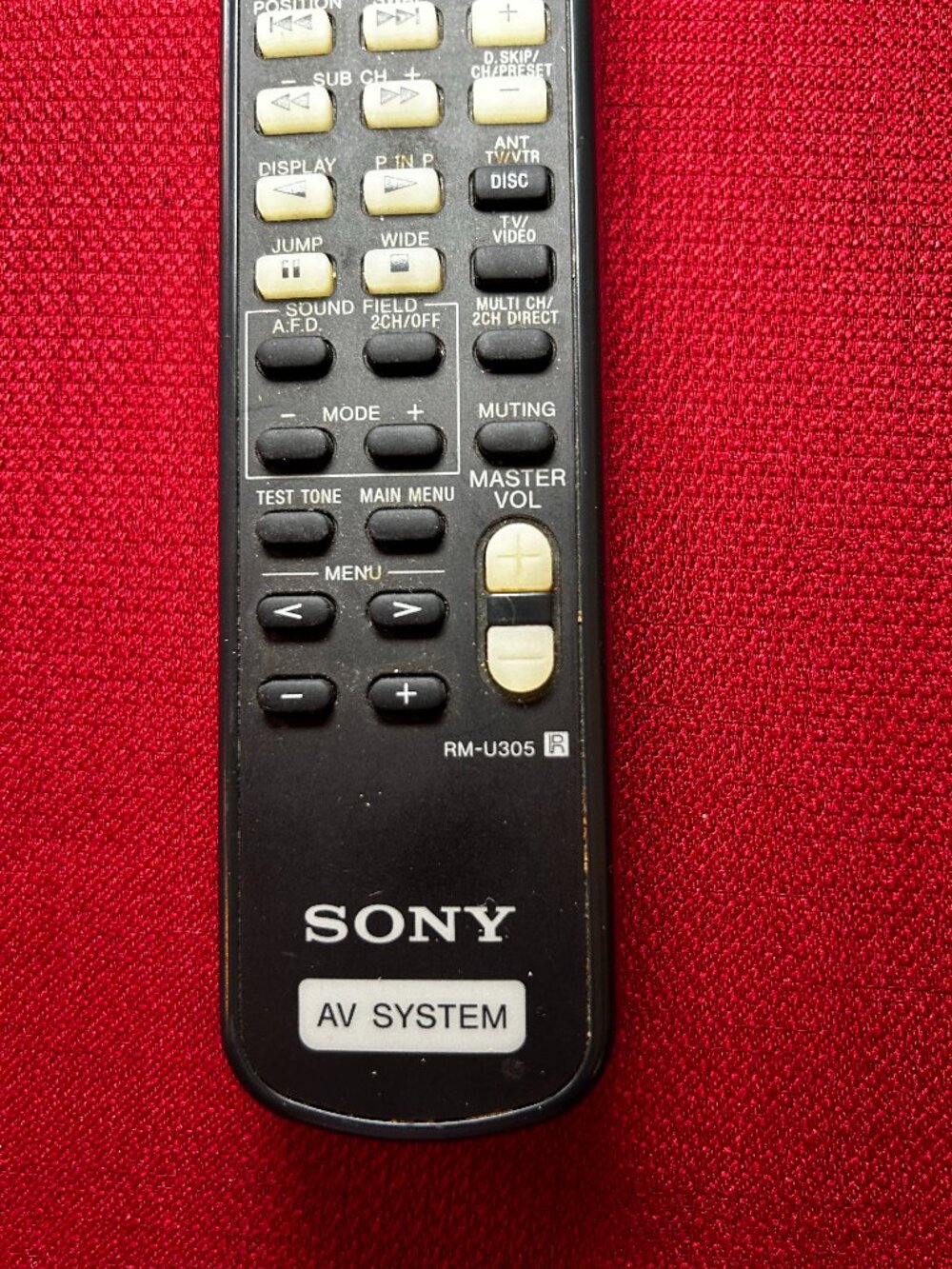 Sony RM-U305 remote